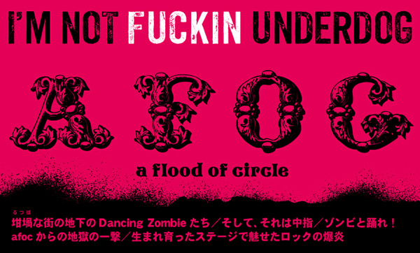 a flood of circle「I'M NOT FUCKIN UNDERDOG」